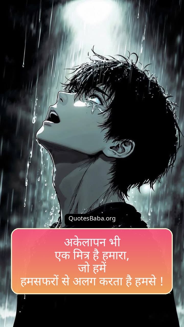 Alone Shayari in Hindi | अलोन शायरी इन हिंदी