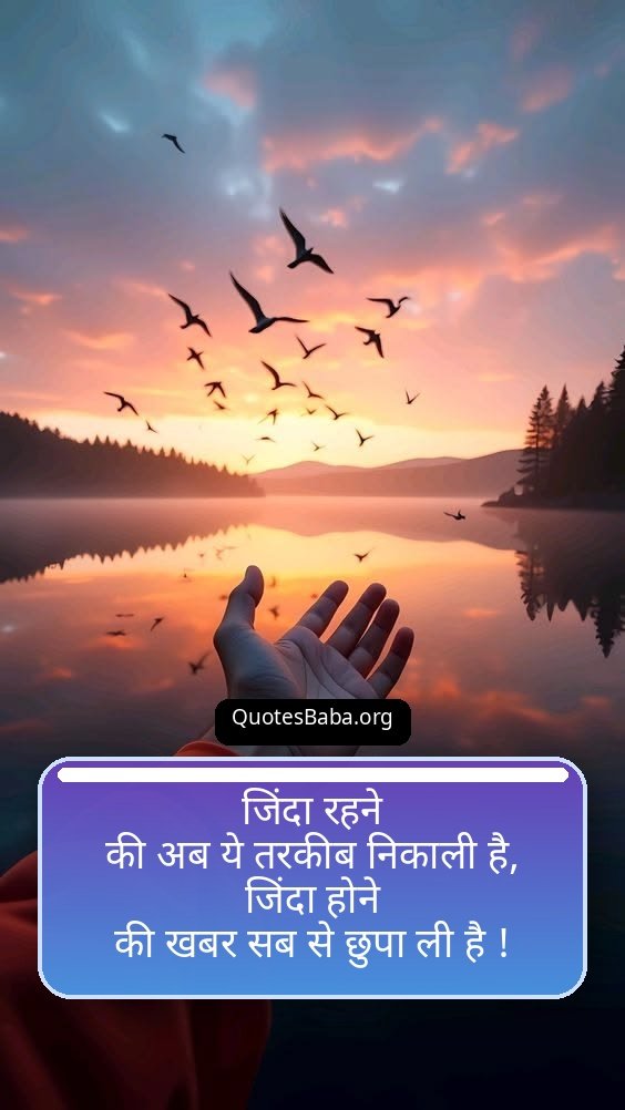 2 Line Shayari in Hindi on Life | जिंदगी शायरी दो लाइन